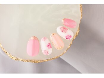 エムスラッシュ ネイル センター北店(M.SLASH)/フラワーネイル