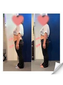 サンズジム 久喜(SUN's GYM)/ビフォーアフター(-9kg)