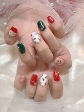 アニー(annie hair design)/クリスマスネイル　　