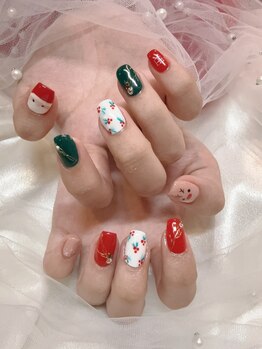 アニー(annie hair design)/クリスマスネイル