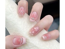 冬ネイル/ツイード/ワンホン