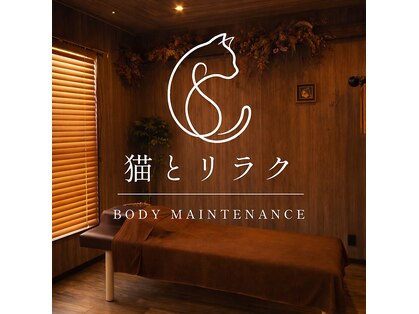 猫とリラクの写真