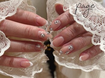 ホログラムフラワーネイル