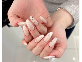 ネイル アヴァンス あべのルシアス店(Nail AVANCE.)/大人ガーリー