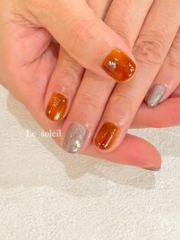 べっ甲ネイル　by mikiko