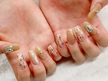 モレリア(morelia)/冬　ツイードネイル