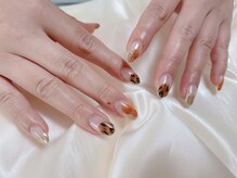キキネイル 二子玉川(kikinail)/9月定額B レオパードネイル