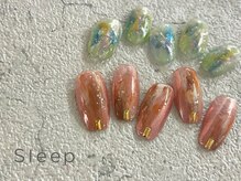 スリープ 中目黒(Sleep nakameguro)/アートネイル　オーロラ