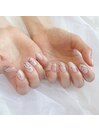個性派シンプルネイル