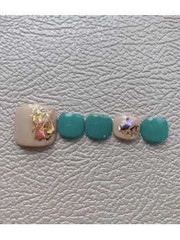 ユメ(YUME)/フットシンプル定額ネイル5980円