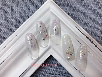 スエルテ ネイルサロン 北千住店/オーロラホログラム ¥7000