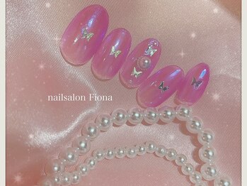 フィオナ 大久保店(Fiona)/人気☆バタフライネイル¥4900