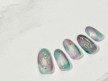 ラグウナ(Laguna)/パープルとグリーン