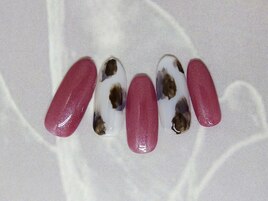 白べっ甲ネイル