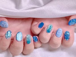 マグネットクラゲ海ネイル