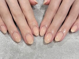 透明感たっぷりオフィスネイル♪