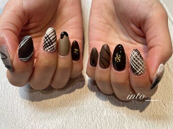 ネイルサロン イントゥ(into_)/チョコ バレンタイン