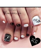 ラナンキュラス(Ranunculus)/Summer☆Foot Nail