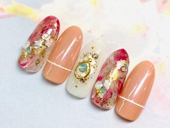 ネイルサロン マハロ(Nail salon MaHaLo)/新規付替オフ込☆ハンド¥7950