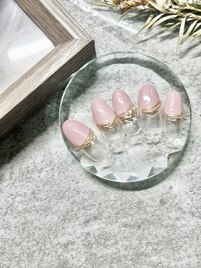 ピンクフレンチネイル