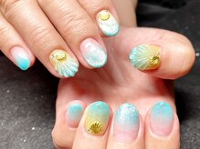 スーン(S∞N)/夏ネイル