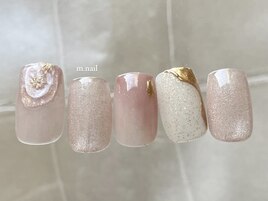ピンクニュアンスネイル