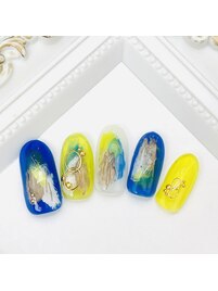 塗りかけデザイン　￥9900