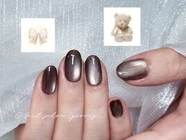 【131】秋感マグネットネイル