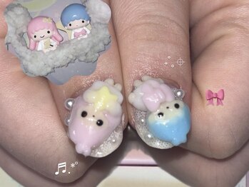 プリンセス(Princess)/キャラクター3Dネイル