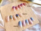 紫陽花ネイル