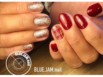 ブルージャムネイル(BLUE.JAM.nail)/アシンメトリーでクリスマス☆