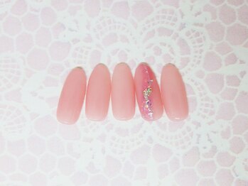 ティーエヌ 名古屋矢場町店/ヌーディーネイル¥5980