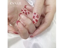エスネイル 新宿西口店(es NAIL)/ハート埋めつくし