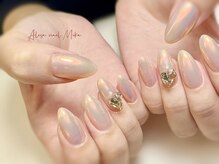 アリサネイル(ALISA NAIL)/オレンジミラーネイル