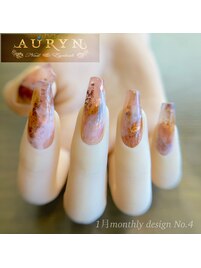 1月限定monthly &nbsp;design No,4