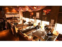 もみの気ハウス 京都店/広々とした店内で癒し空間