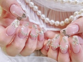 ハートパーツ ガーリーネイル
