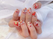 ネイルサロン デコール(NAIL SALON Decor)/ハートホロチェリーネイル
