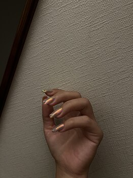 エマネイル(Emma Nail)/艶ミラーネイル