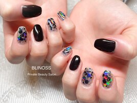 ホログリッター×ブラック