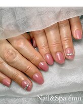 エミュ(emu)/うる艶ワンカラー×ストーン