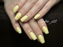 サロン エージー(salon AZ)/可愛い黄色ネイル。