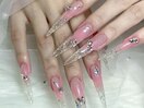  &nbsp;&nbsp;&nbsp;透明ネイル
