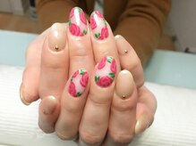 リリーヘブン(LILY HEAVEN)/春先取り！ローズで大人ネイル