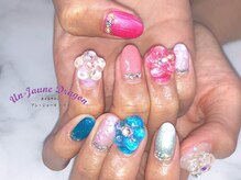 アン ジョーヌドラゴ/【自爪ネイル】アシメネイル