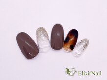 エリクサーネイル 神田(Elixir Nail)/シンプル/クーポン使用