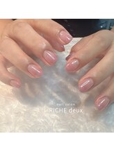 リッシュ ドゥ(RICHE deux)/ピンクのラメグラデーション