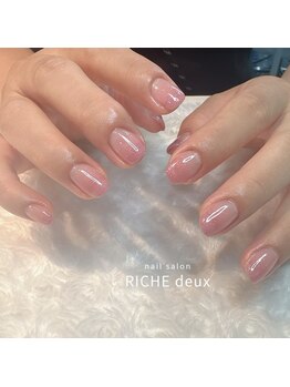 リッシュ ドゥ(RICHE deux)/ピンクのラメグラデーション