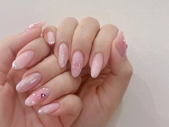 ファンシー 新宿店(Fancy)/冬ネイル/ツイード/ワンホン