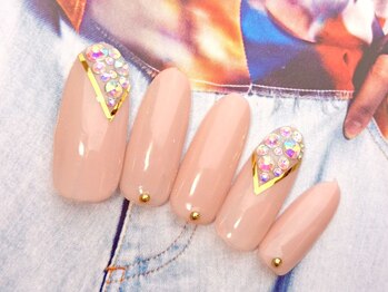 ネイルサロン ティディ(TIDY)/人気/オフィスビジューNAIL